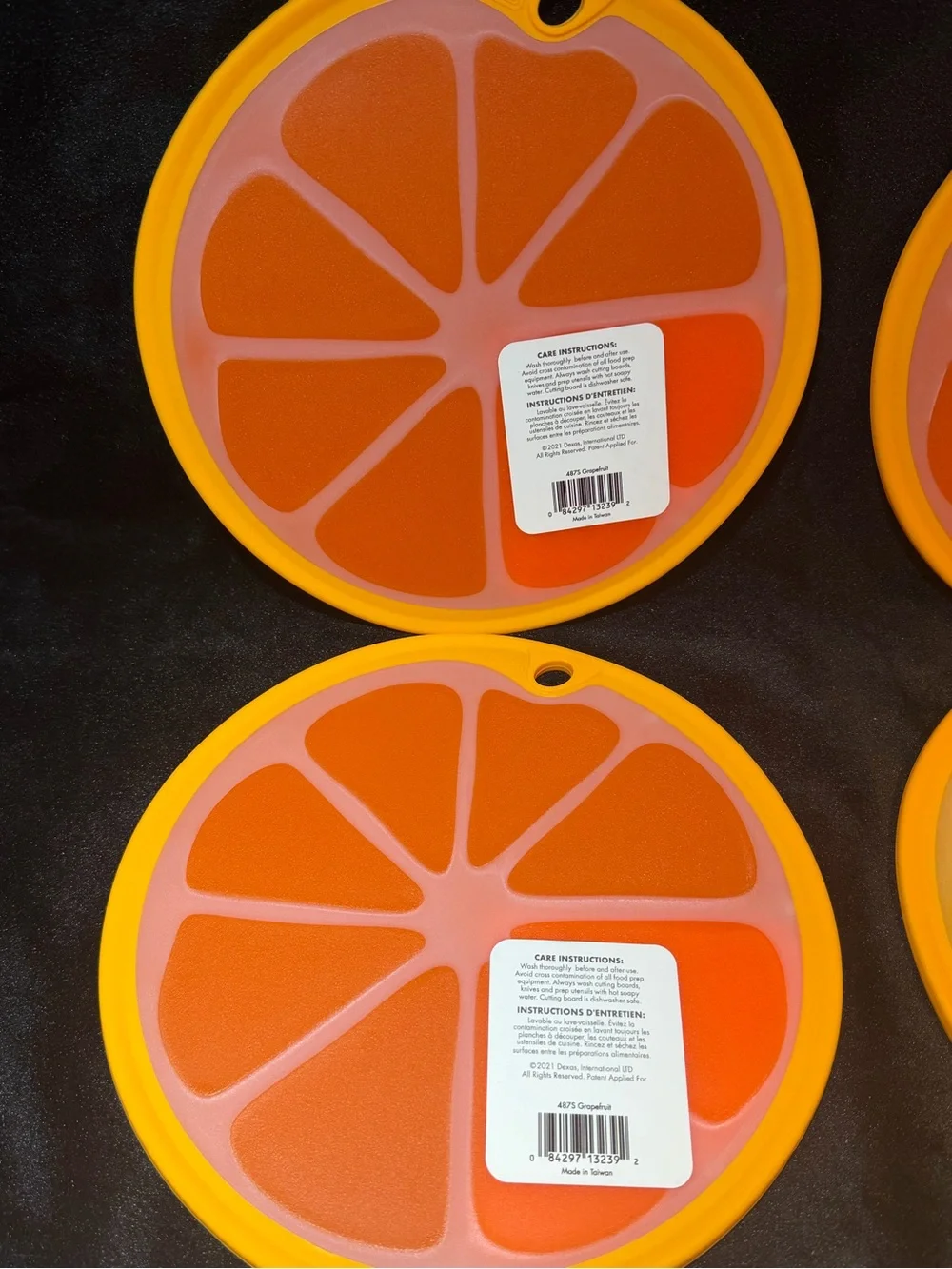 Dex Citrus Slice Cutting & Serving Board - Orange